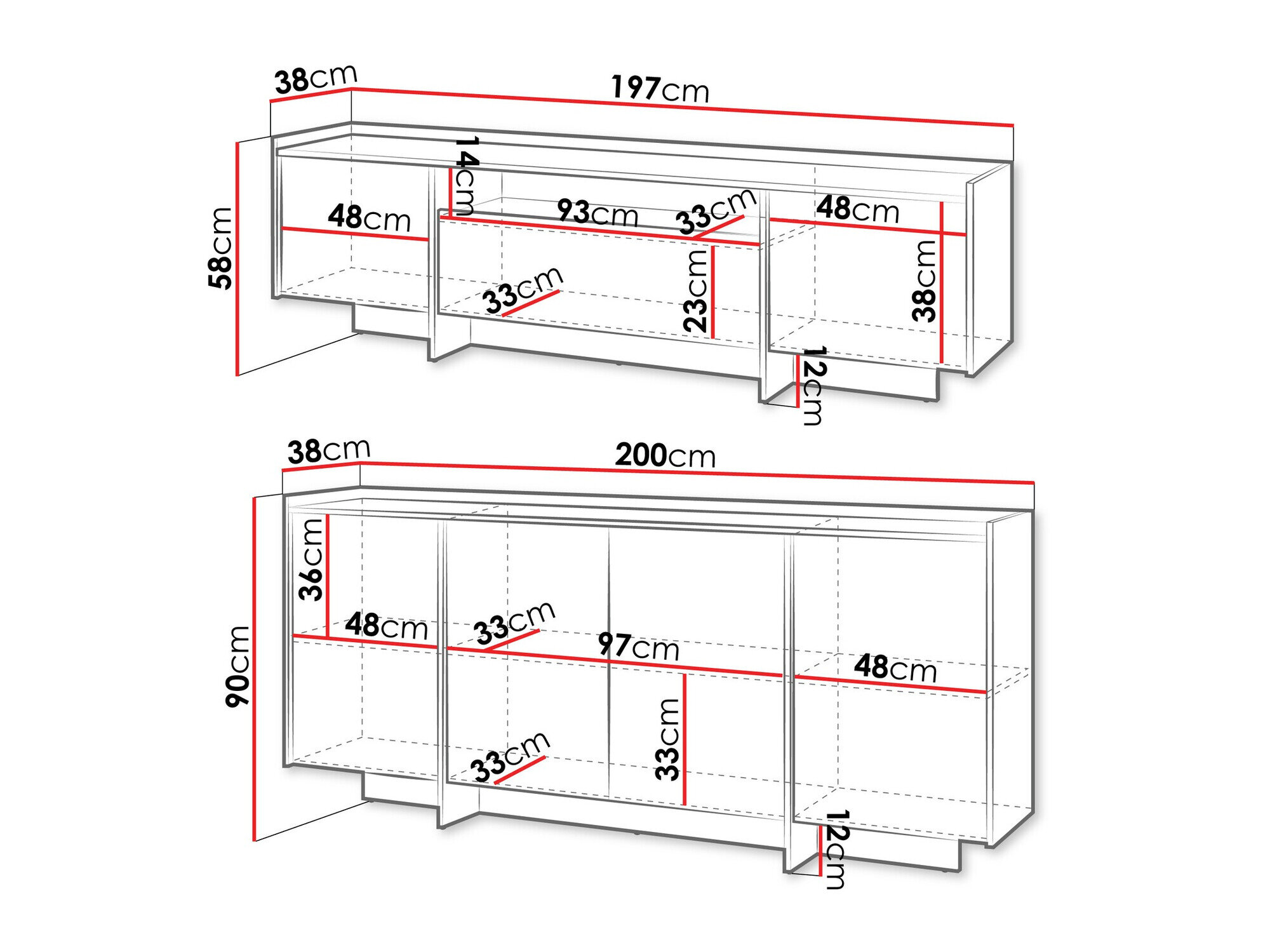 Stuemøbelsæt Filus (Mørk eg)