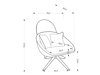 Fauteuil Houston 1962 (Cappuccino)
