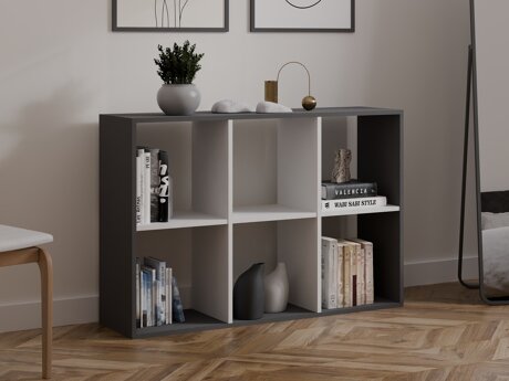 Reol Mandeville 287 (Hvid + Antracit)