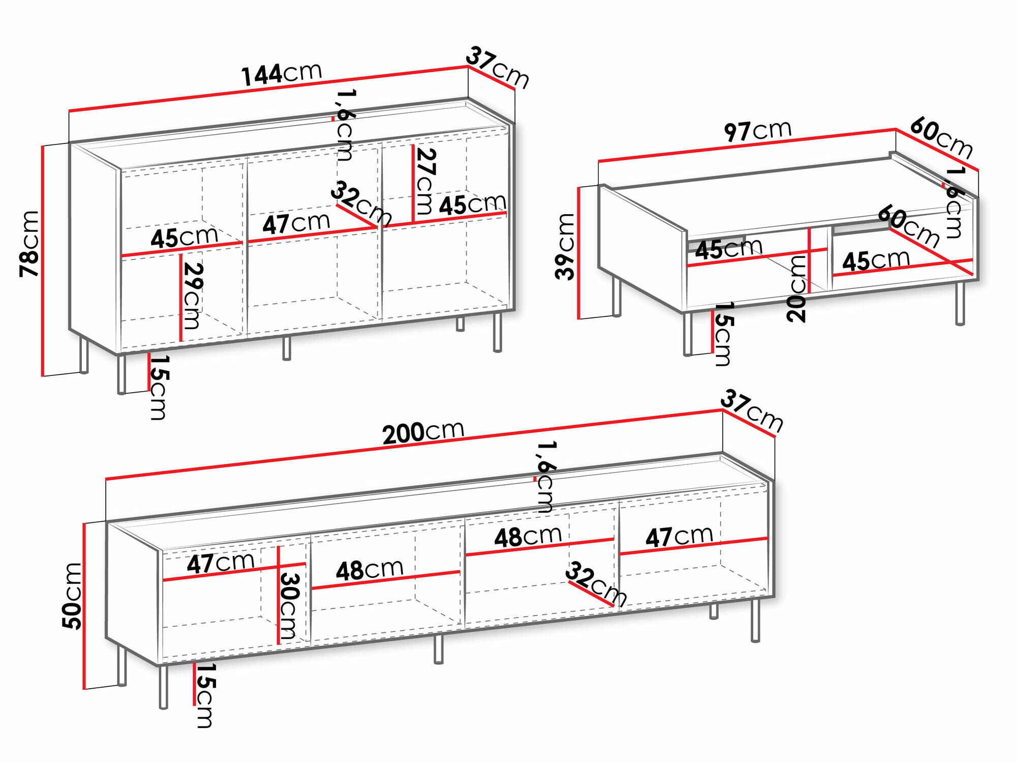 Stuemøbelsæt Comfivo Belviro I