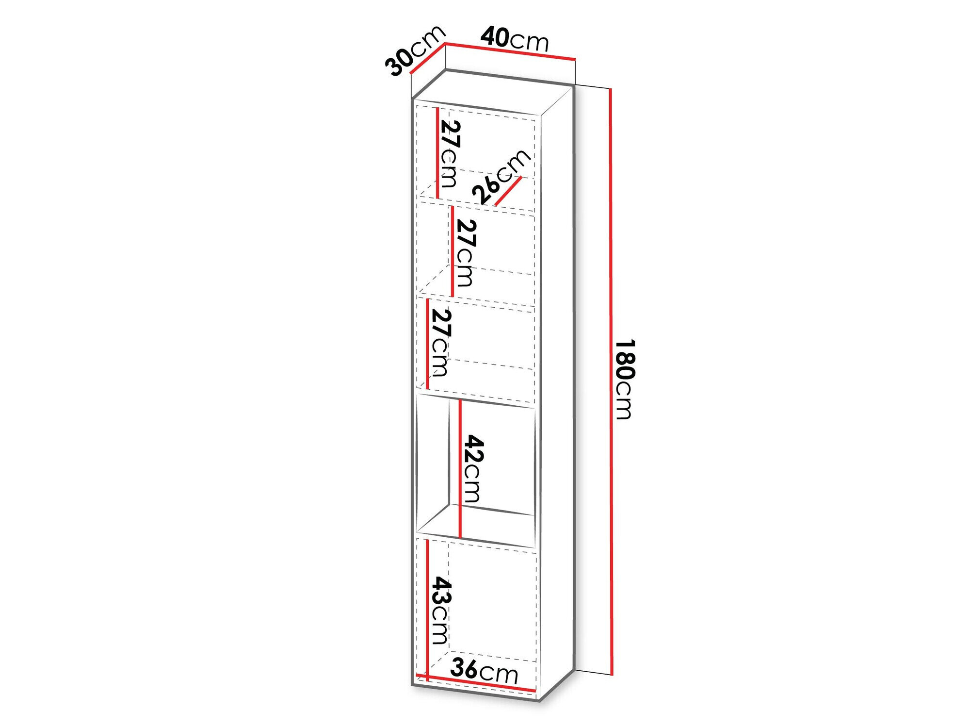 Vægreol Species I (Sort + Wotan eg)