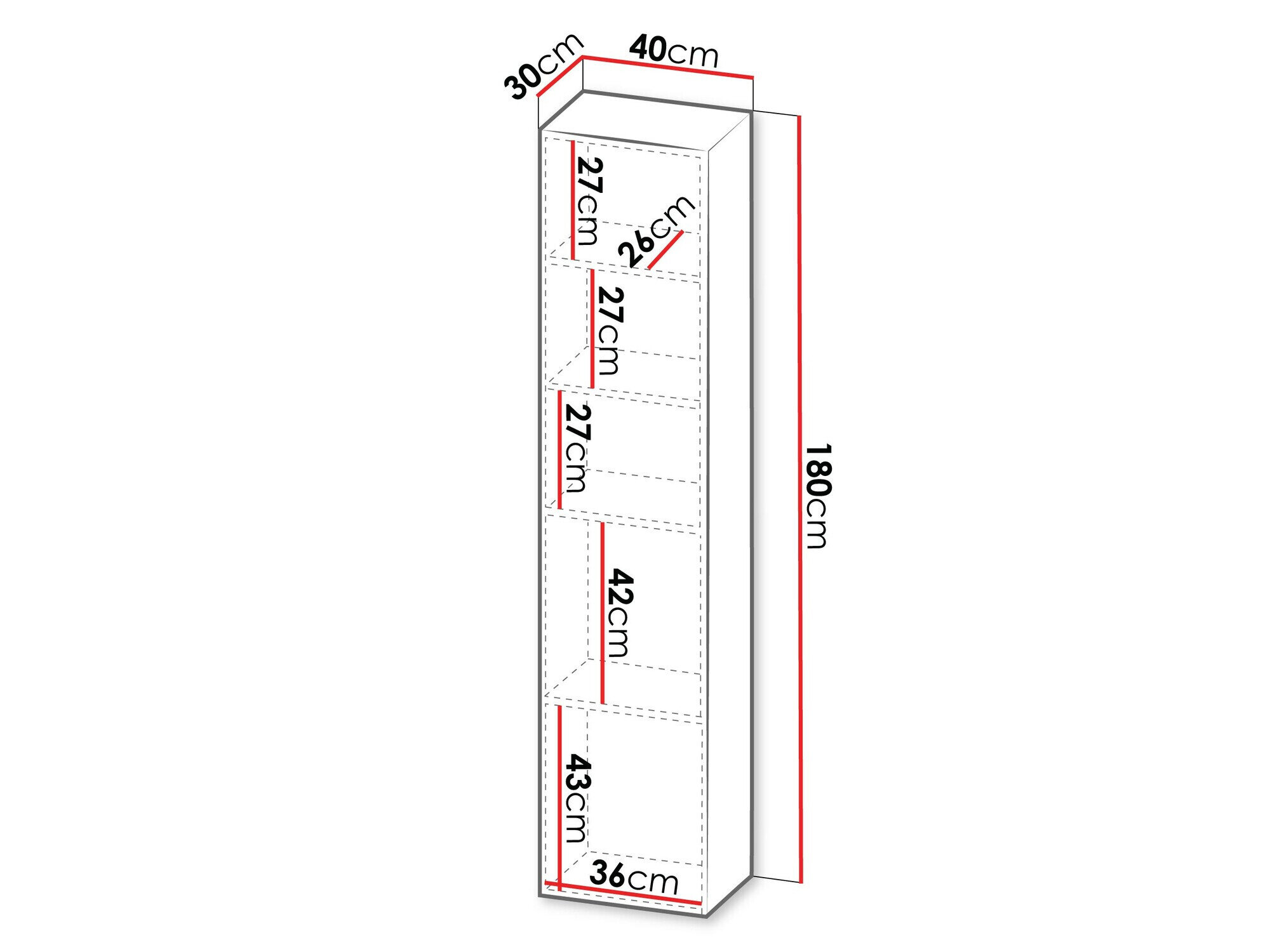 Vægreol Species (Sort)