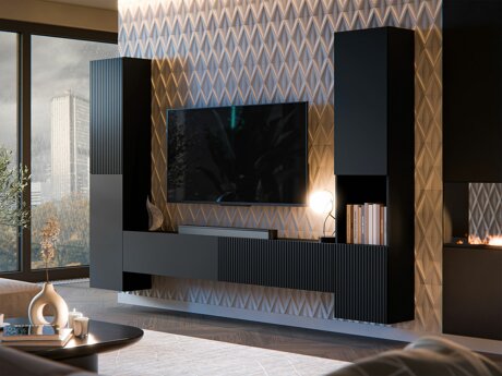 Stuemøbelsæt Calveru 105 (Sort)