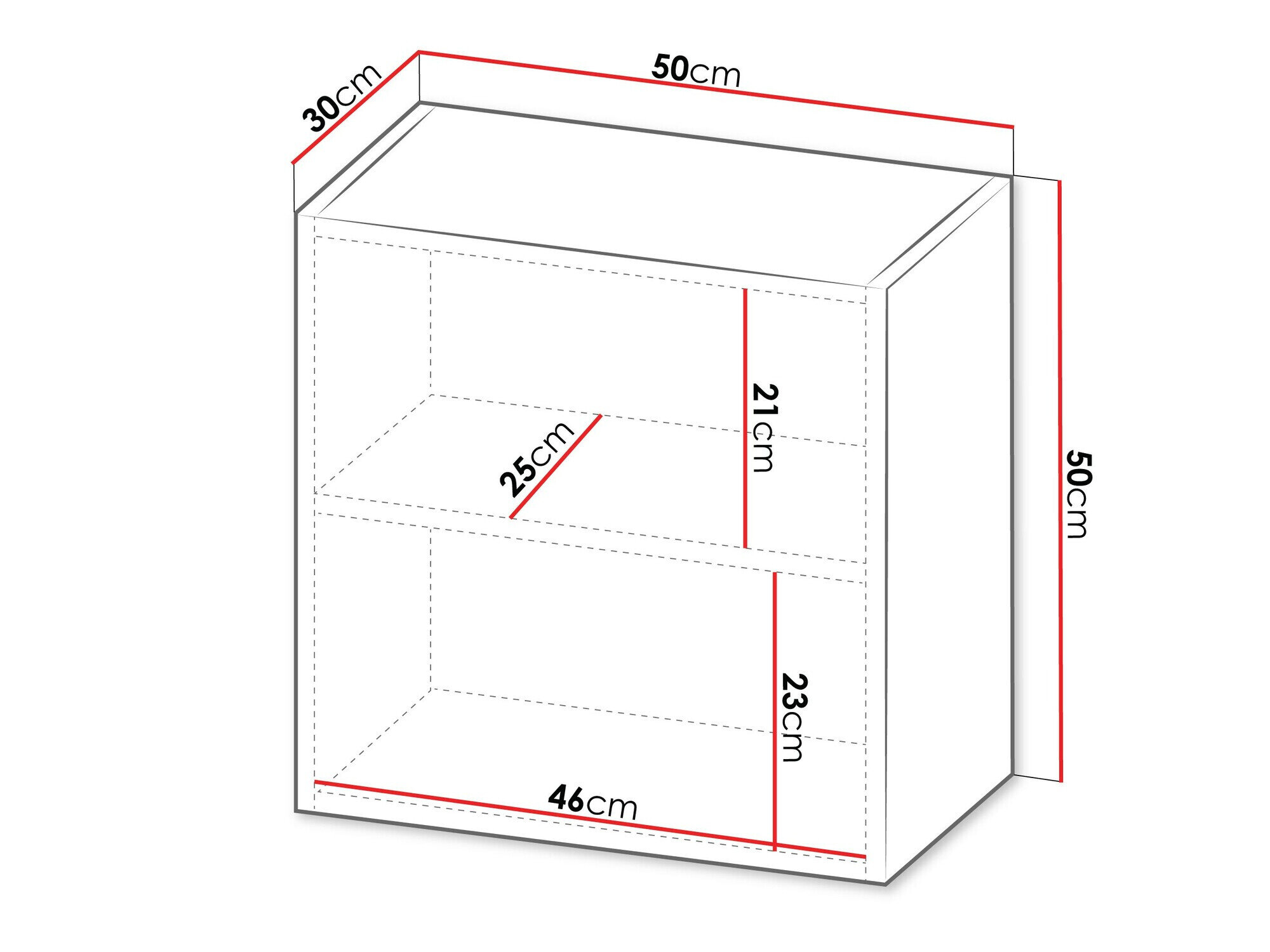 Vægskab Calveru 103 (Sort + Wotan eg)