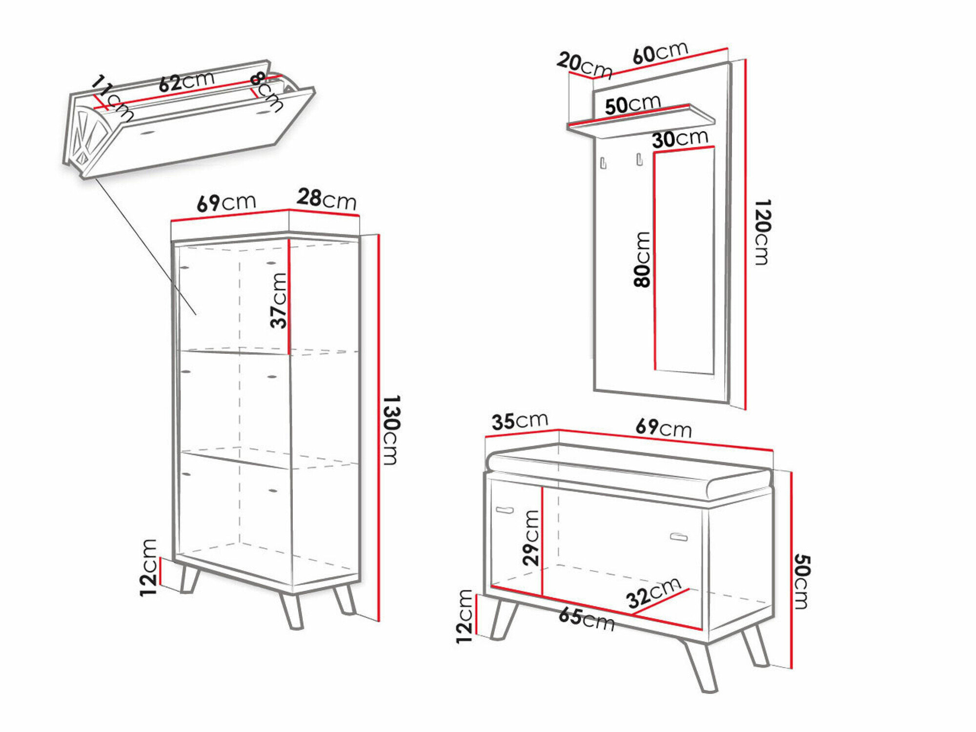 Entrésæt Levtena 106