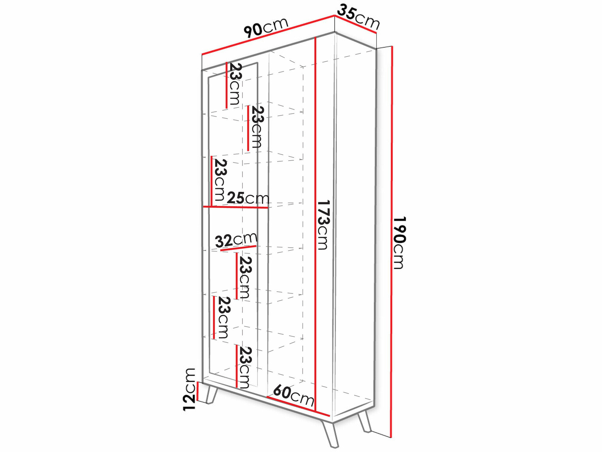 Garderobeskab Levtena 103