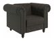 Chesterfield fotelja Tulsa 630 (Tamno smeđa)