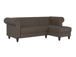 Chesterfield kotna garnitura Tulsa 622 (Rjava)
