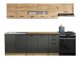 Keukenset Houston 1182 (Artisan eiken + Mat grijs + Wotan eik)