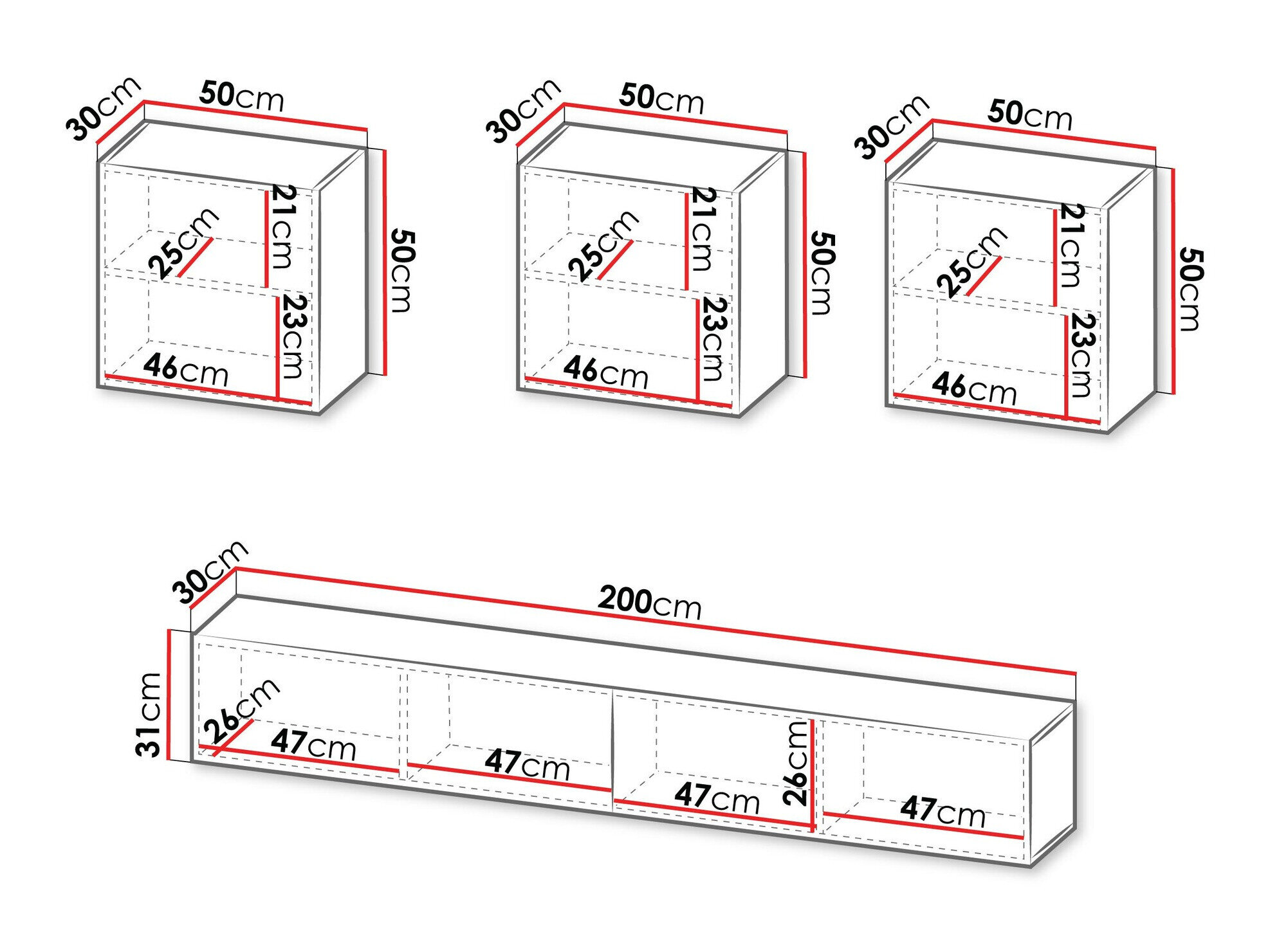 Stuemøbelsæt Species IV (Sort)