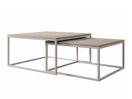 Komplet klubskih mizic Oswego 133 (Svetel les + Kašmir)