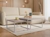 Salontafel set Oswego 133 (Licht hout + Kasjmier)
