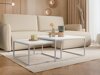 Salontafel set Oswego 133 (Wit + Kasjmier)
