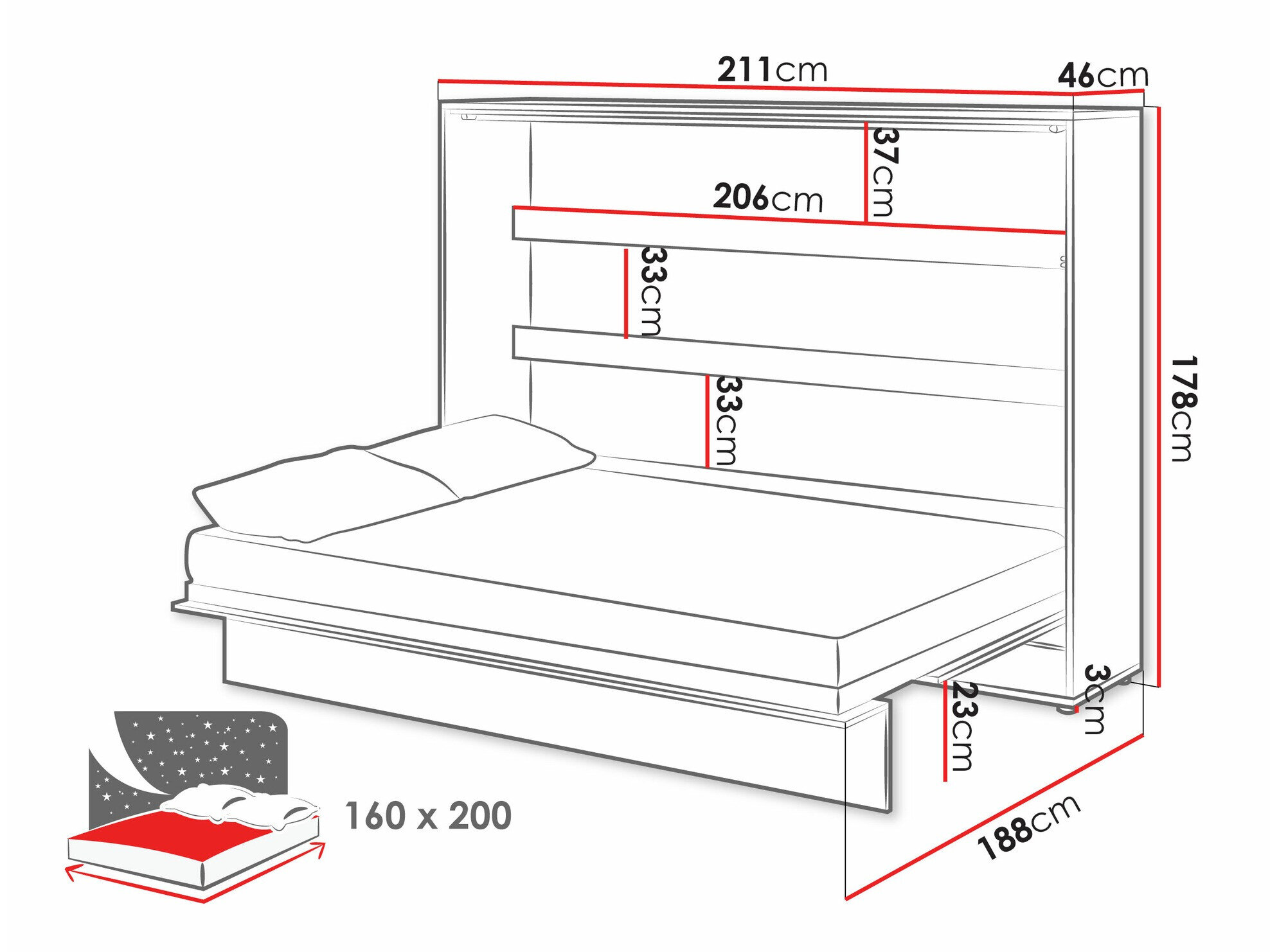 Møbelsæt Concept Pro Lenart Levfere 143
