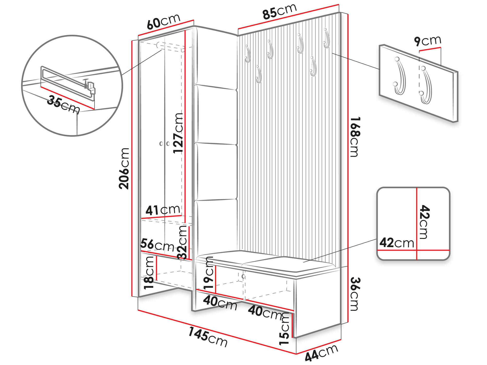 Entrésæt Donio III (Artisan eg + Abriamo 6)