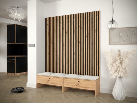 Gangmeubelset Donio V (Artisan eiken + Manila 02)