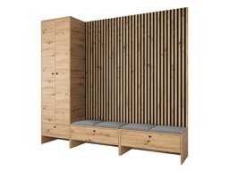 Gangmeubelset Donio VI (Artisan eiken + Manila 16)