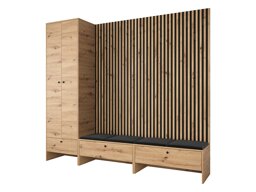 Gangmeubelset Donio VI (Artisan eiken + Manila 18)