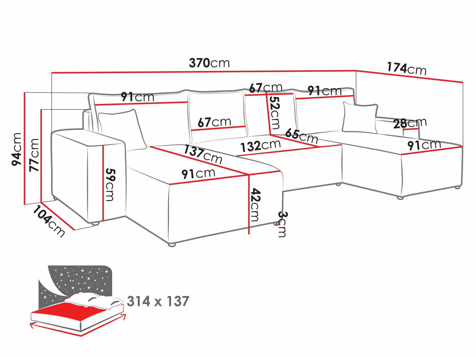 Hjørnesofa Clovis 109 (Manila 02)