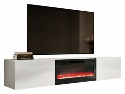 TV-meubel Imago I (Wit + Glanzend wit)