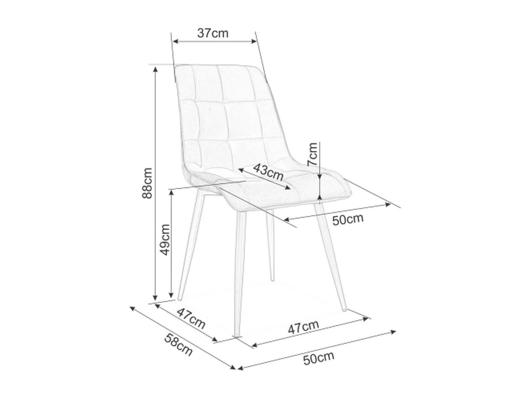 Stol Detroit 752 (Beige)
