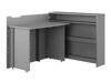 Hjørneskrivebord Concept Pro Lenart Levfere 101 (Grå)