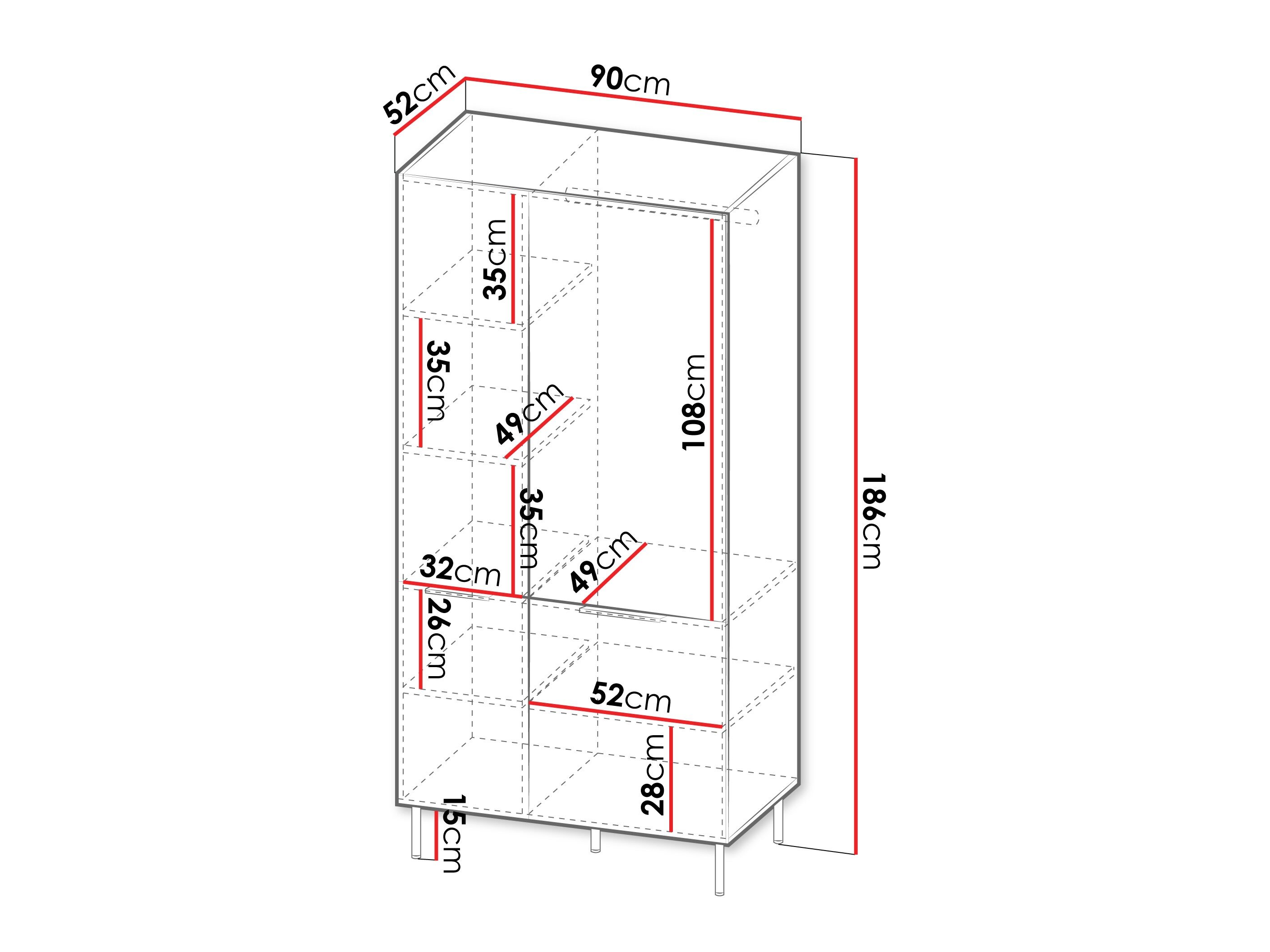 Garderobeskab Mardalu 104