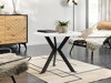 Salontafel Dearborn 106 (Wit + Zwart)
