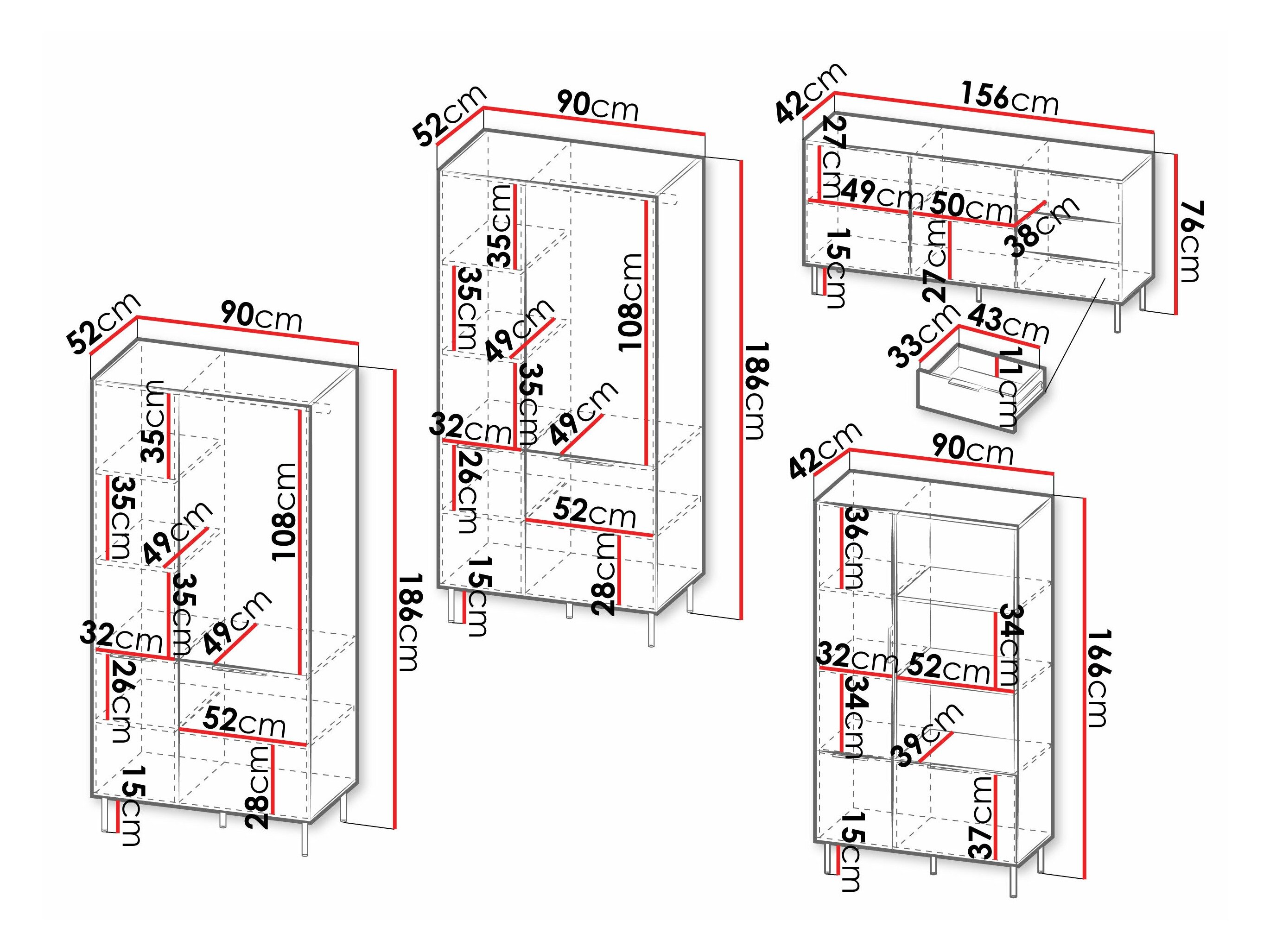 Stuemøbelsæt Mardalu 109