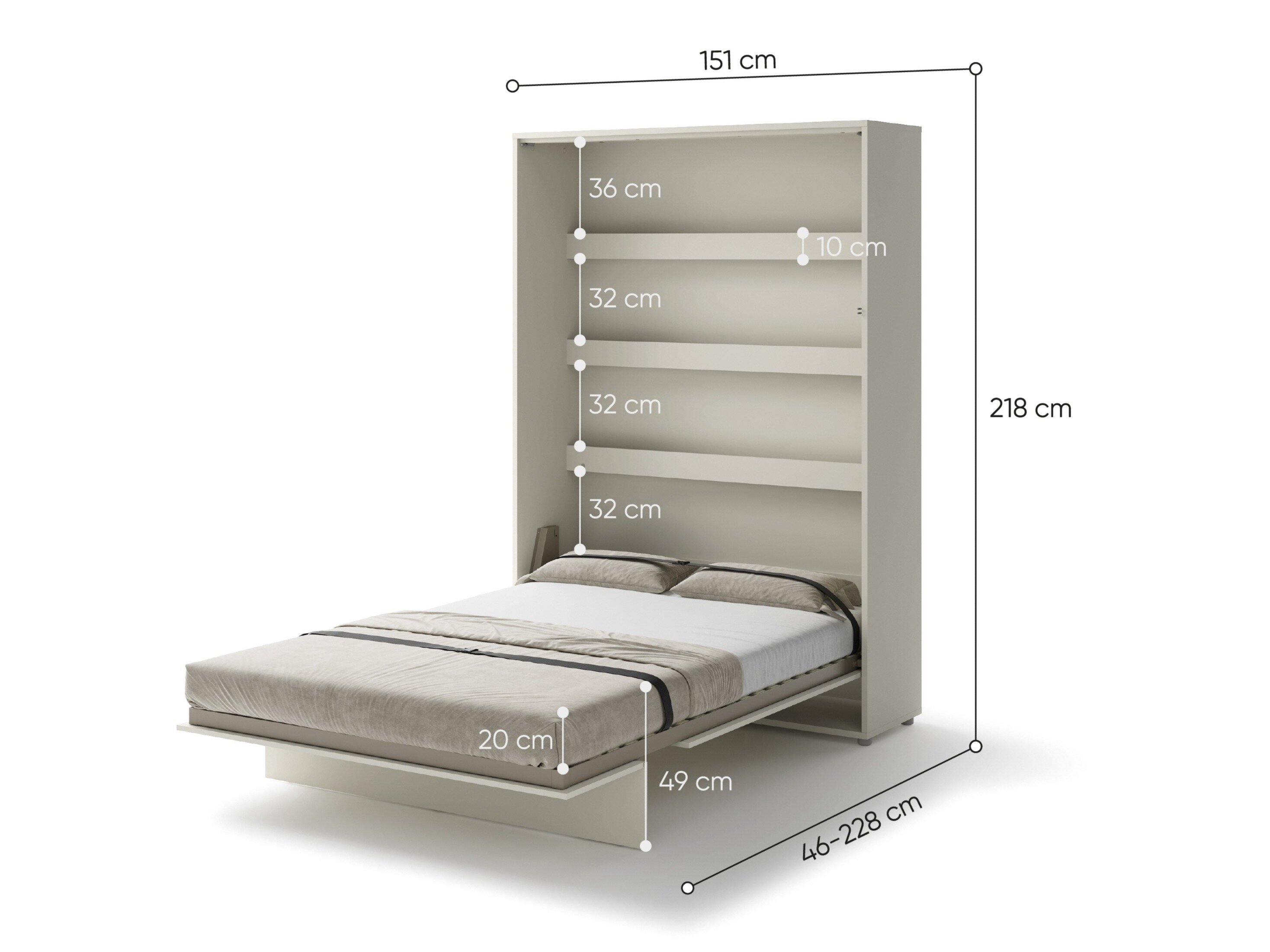 Vægseng Concept Pro Lenart Levfere 102 (Kashmir)