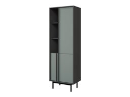 Boekenkast Levali 102 (Stoffig groen)