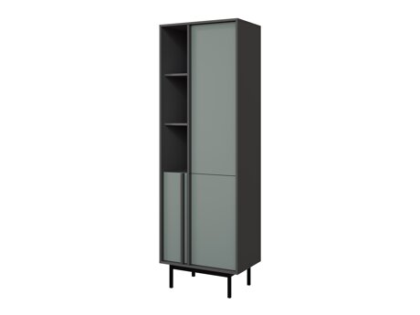 Boekenkast Levali 102 (Stoffig groen)