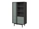 Boekenkast Levali 103 (Stoffig groen)