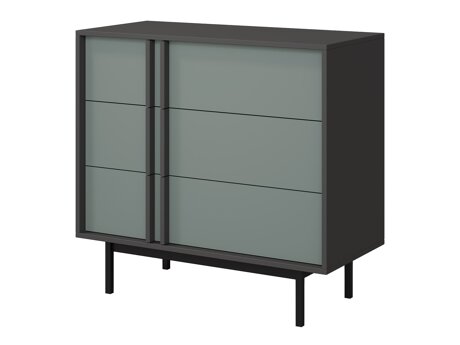 Ladekast Levali 107 (Stoffig groen)