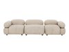 Modulaire sofa Evardale 104 (Beige + Zwart)