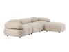 Modulaire sofa Evardale 104 (Beige + Zwart)