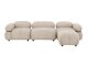 Modulaire sofa Evardale 104 (Beige + Zwart)