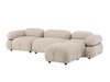 Modulaire sofa Evardale 104 (Beige + Zwart)