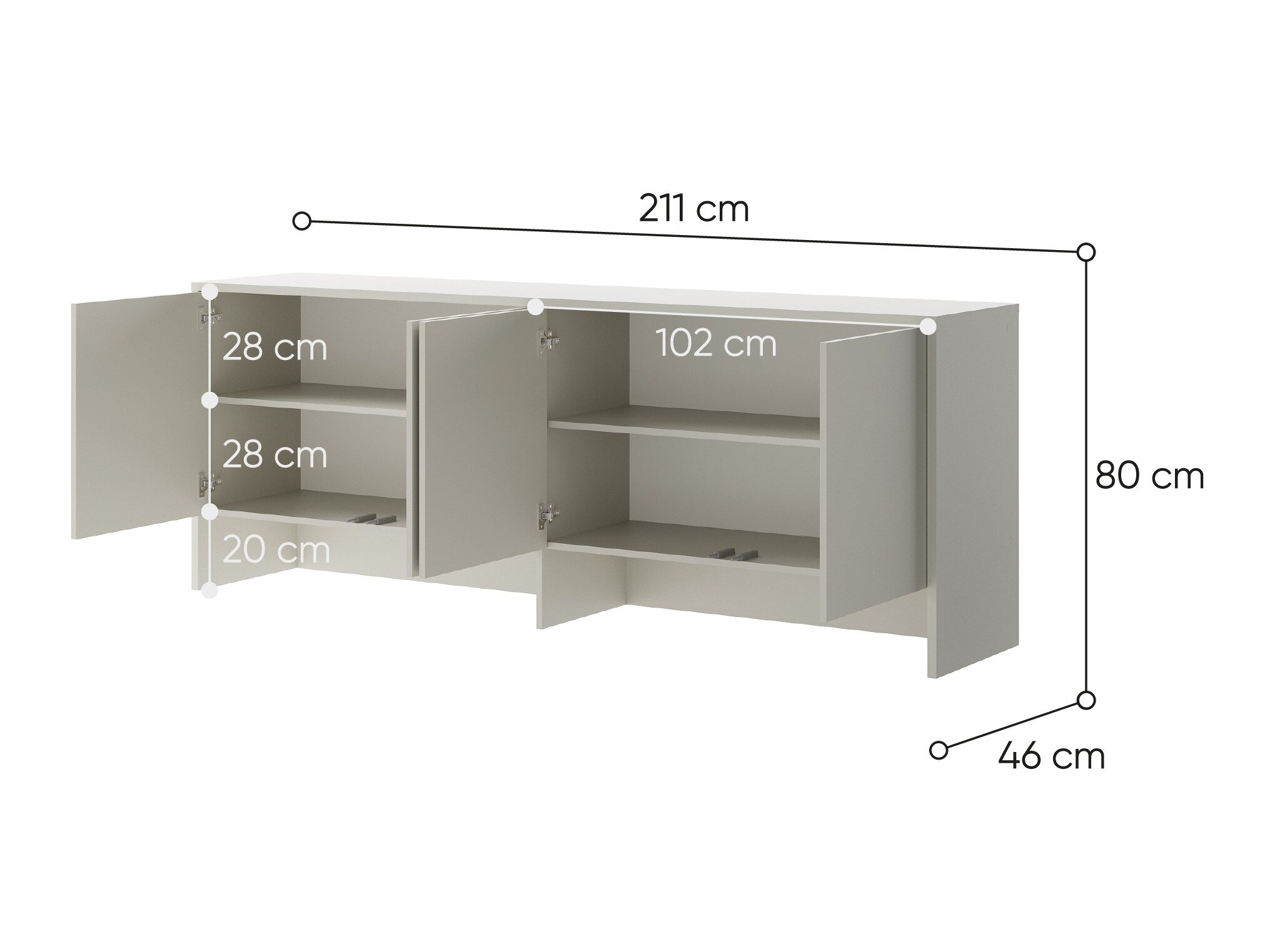 Skænk Concept Pro Lenart Levfere 119 (Kashmir)