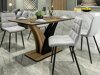 Tafel Detroit 761 (Artisan eiken + Zwart)