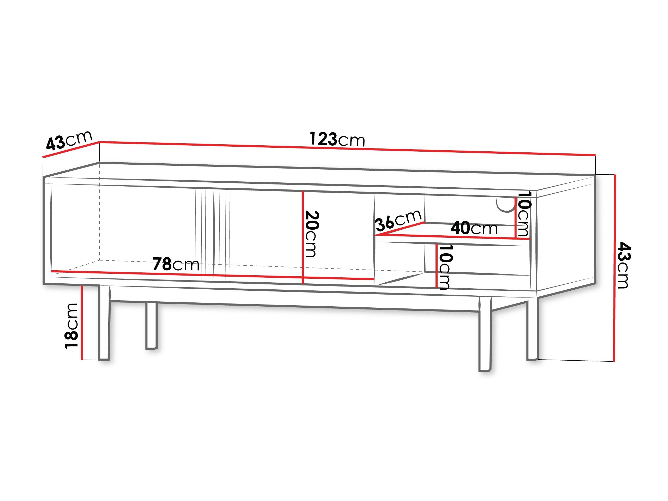 TV-bord Levali 109 (Beige)
