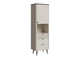 Boekenkast Lufela 103 (Kasjmier + Grijs marmer)