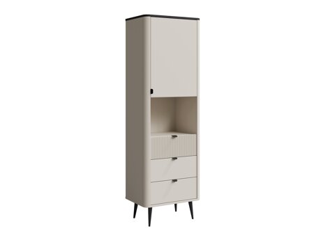 Boekenkast Lufela 103 (Kasjmier + Grijs marmer)