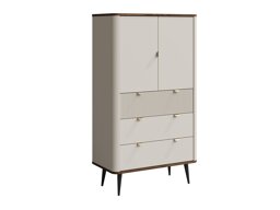 Boekenkast Lufela 104 (Kasjmier + Notenhout)
