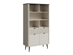 Boekenkast Lufela 108 (Kasjmier + Grijs marmer)