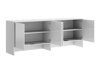 Dressoir Concept Lenart IV (Wit + Glanzend wit)