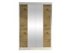 Kledingkast Closico Salvor II (Wit + Artisan eiken)