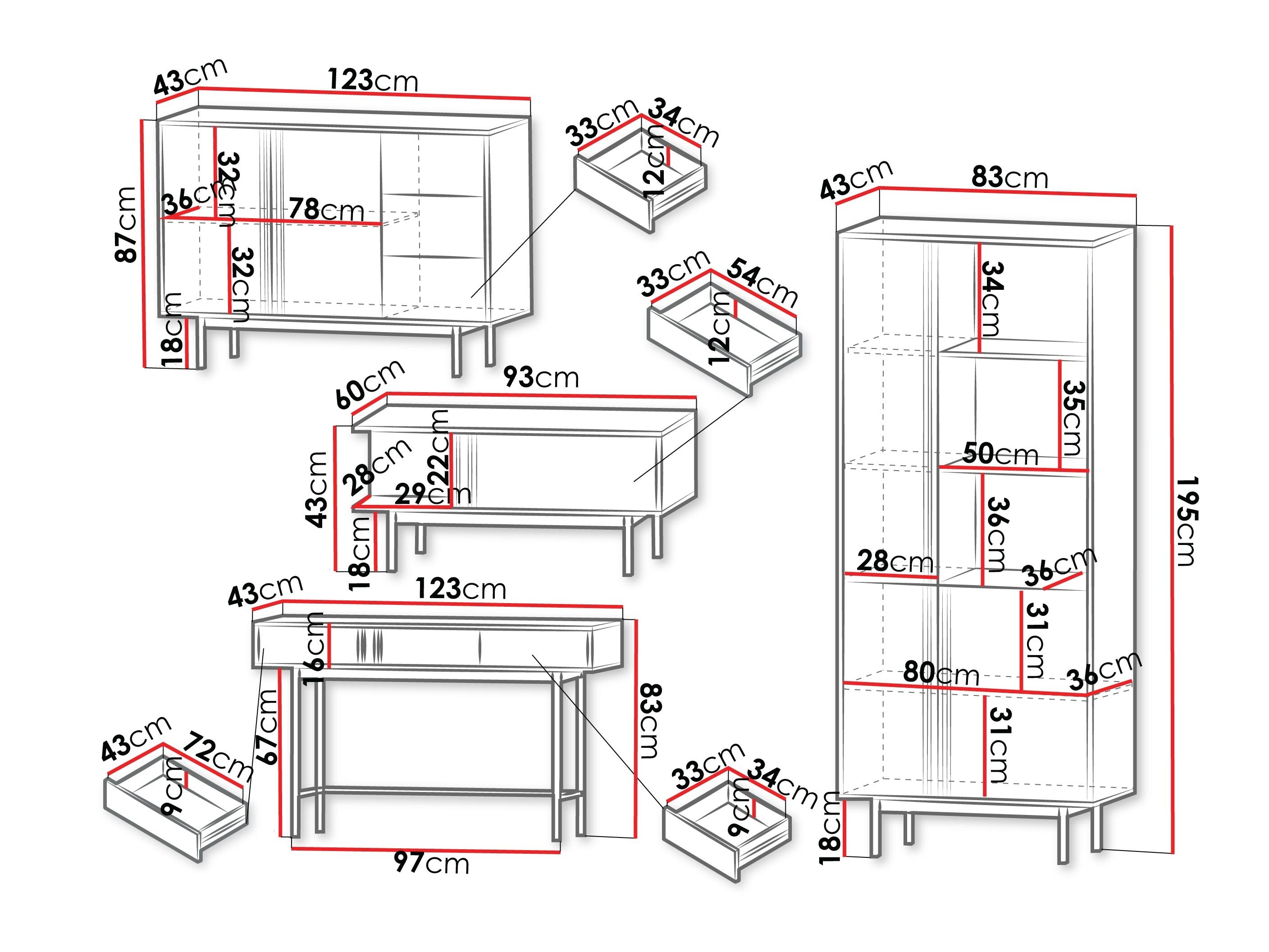 Stuemøbelsæt Levali 117 (Støvet grøn)