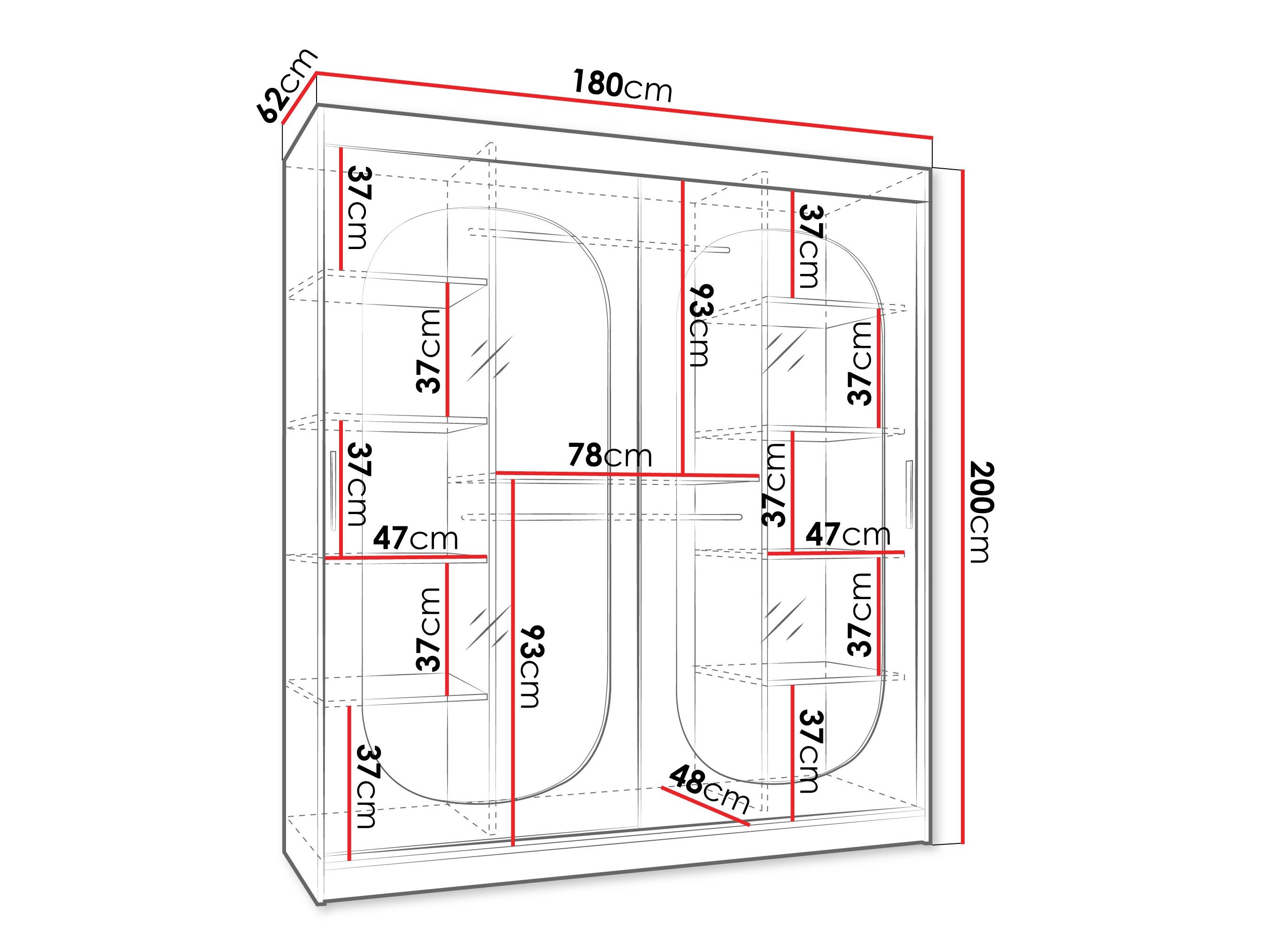 Garderobeskab Hartford 520 (Kashmir)