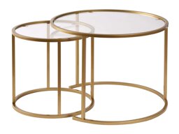 Set de măsuțe de cafea Novato 123 (Auriu)